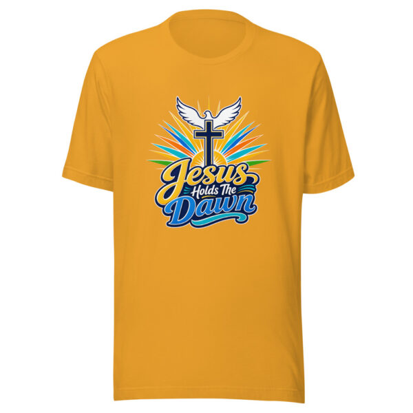 Jesus Holds The Dawn Graphic Tee mockup 1 Jesus Holds The Dawn Graphic Tee front view