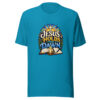 Jesus Holds The Dawn Graphic Tee mockup 2