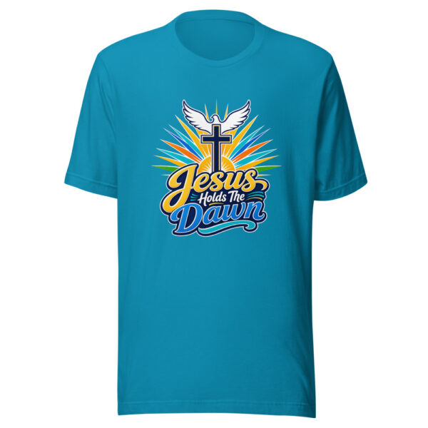 Jesus Holds The Dawn Graphic Tee mockup 2 Jesus Holds The Dawn Graphic Tee mockup 2