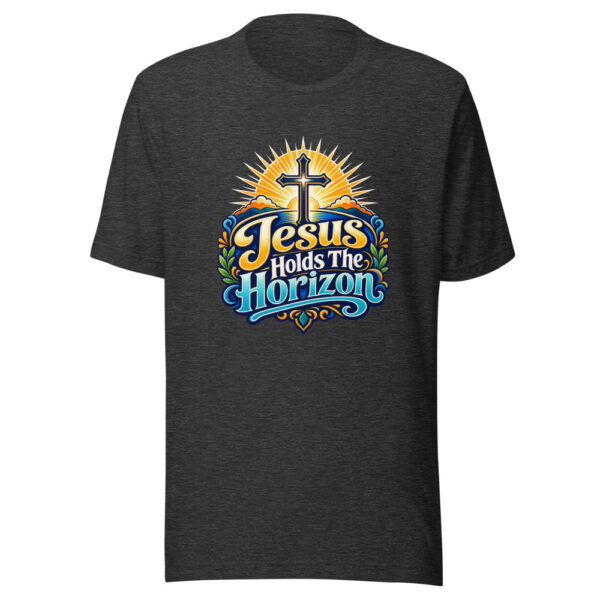 Jesus Holds The Horizon Graphic Tee mockup 6 Jesus Holds The Horizon Graphic Tee mockup 6