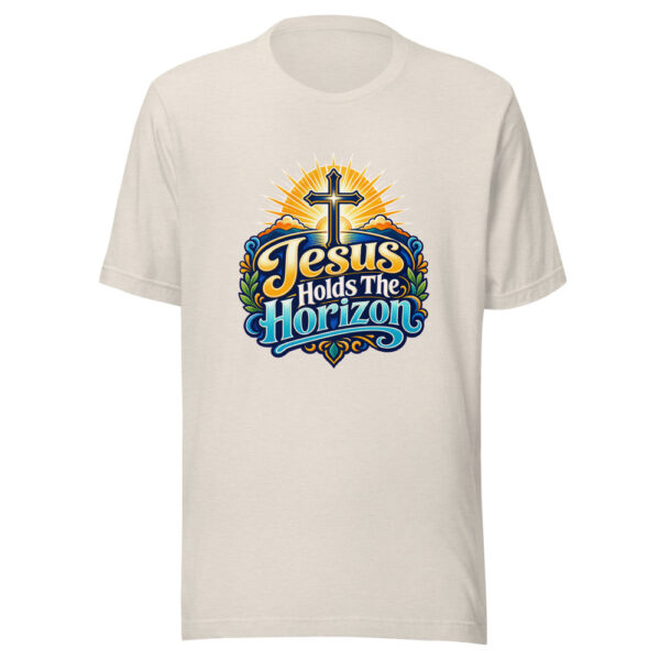 Jesus Holds The Horizon Graphic Tee mockup 8 Jesus Holds The Horizon Graphic Tee mockup 8