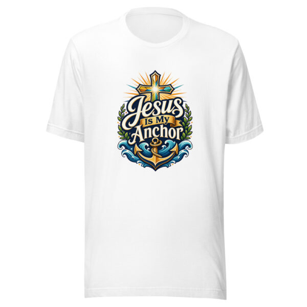 Jesus Is My Anchor Graphic Tee mockup 3