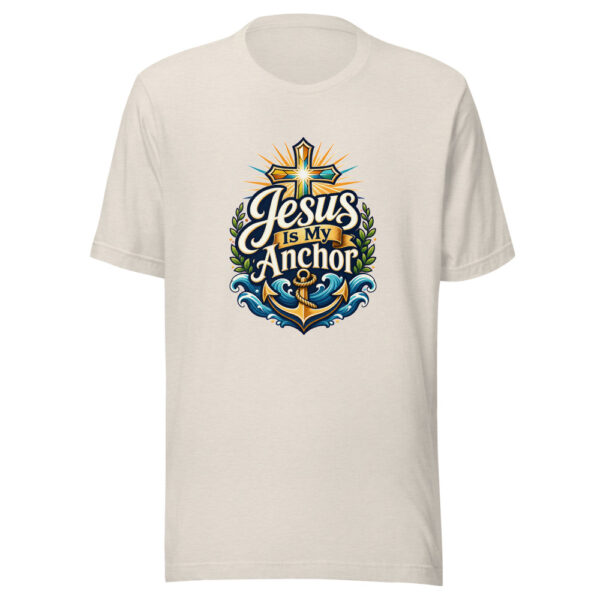 Jesus Is My Anchor Graphic Tee mockup 8