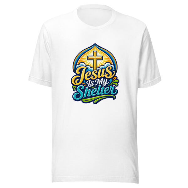 Jesus Is My Shelter Graphic Tee front view