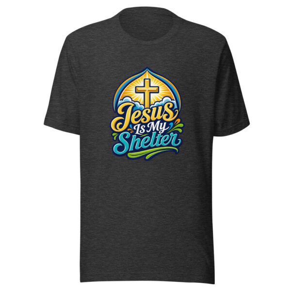 Jesus Is My Shelter Graphic Tee mockup 6