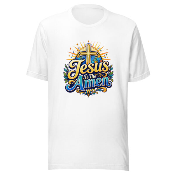 Jesus Is The Amen Graphic Tee mockup 2 Jesus Is The Amen Graphic Tee mockup 2