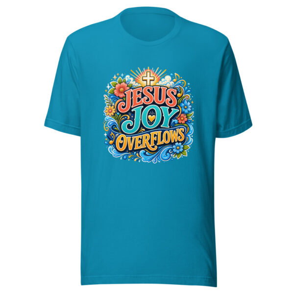 JESUS JOY OVERFLOWS Heartbeat-20260624-codex-fallback Graphic Tee front view