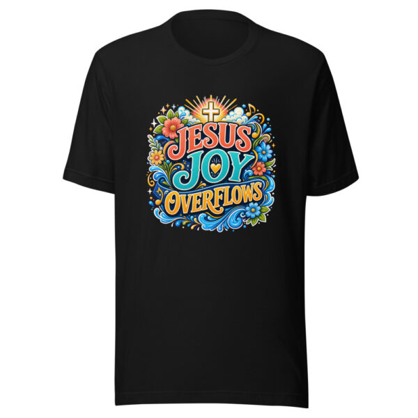 JESUS JOY OVERFLOWS Heartbeat-20260624-codex-fallback Graphic Tee mockup 3
