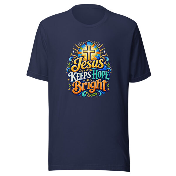 Jesus Keeps Hope Bright Graphic Tee mockup 4 Jesus Keeps Hope Bright Graphic Tee mockup 4