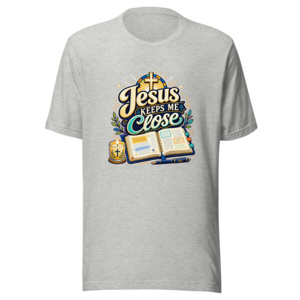 Jesus Keeps Me Close Graphic Tee mockup 4 Jesus Keeps Me Close Graphic Tee mockup 4