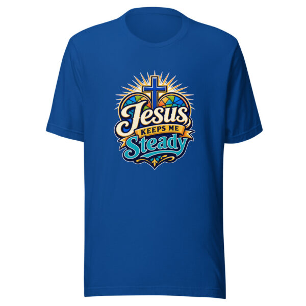 Jesus Keeps Me Steady Graphic Tee mockup 2