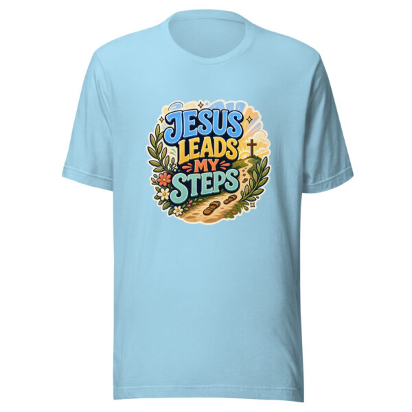 JESUS LEADS MY STEPS Heartbeat-20260622-codex-fallback Graphic Tee front view