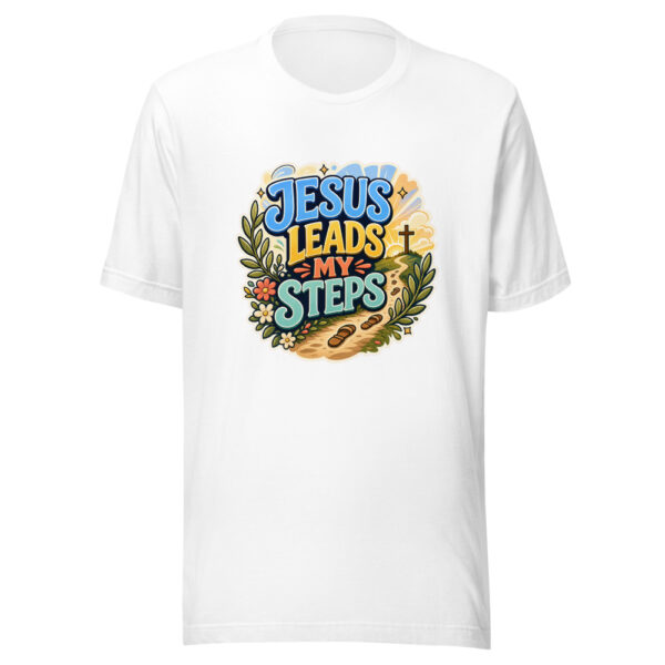 JESUS LEADS MY STEPS Heartbeat-20260622-codex-fallback Graphic Tee mockup 4