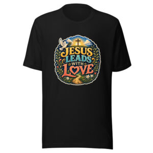 JESUS LEADS WITH LOVE Heartbeat-20260623-codex-fallback Graphic Tee front view