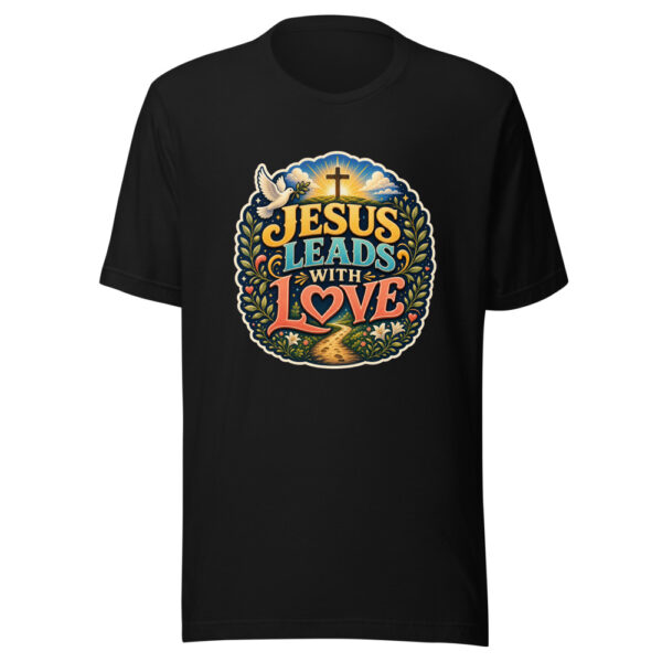 JESUS LEADS WITH LOVE Heartbeat-20260623-codex-fallback Graphic Tee front view