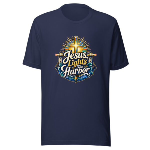 Jesus Lights The Harbor Graphic Tee mockup 1 Jesus Lights The Harbor Graphic Tee front view