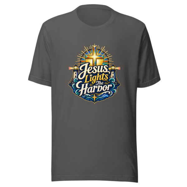 Jesus Lights The Harbor Graphic Tee mockup 4 Jesus Lights The Harbor Graphic Tee mockup 4