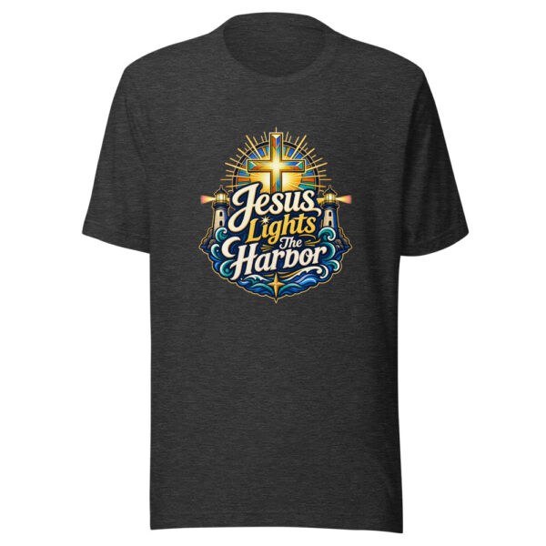 Jesus Lights The Harbor Graphic Tee mockup 6 Jesus Lights The Harbor Graphic Tee mockup 6