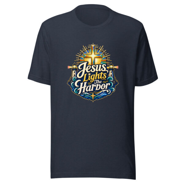 Jesus Lights The Harbor Graphic Tee mockup 7 Jesus Lights The Harbor Graphic Tee mockup 7