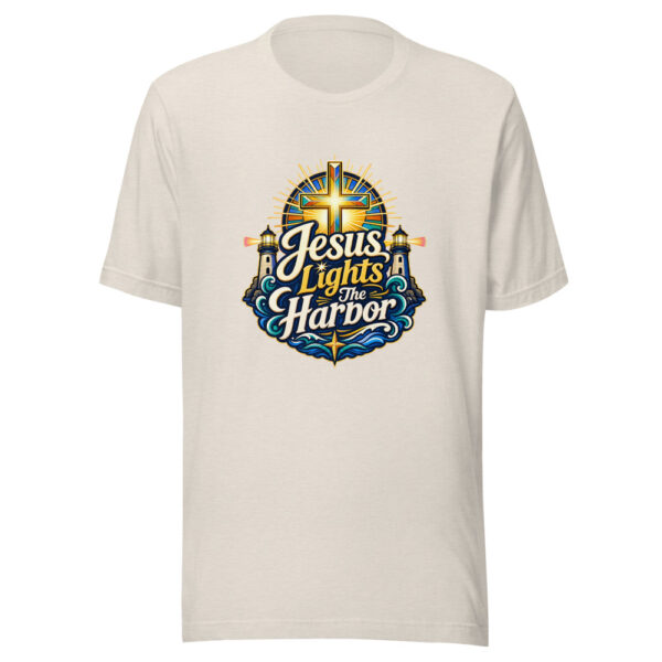Jesus Lights The Harbor Graphic Tee mockup 8 Jesus Lights The Harbor Graphic Tee mockup 8