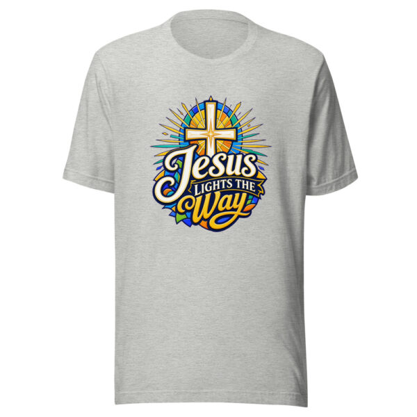 Jesus Lights The Way Graphic Tee mockup 4 Jesus Lights The Way Graphic Tee mockup 4