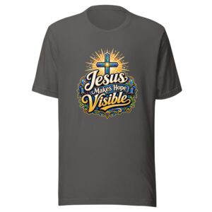 Jesus Makes Hope Visible Graphic Tee mockup 1 Jesus Makes Hope Visible Graphic Tee front view