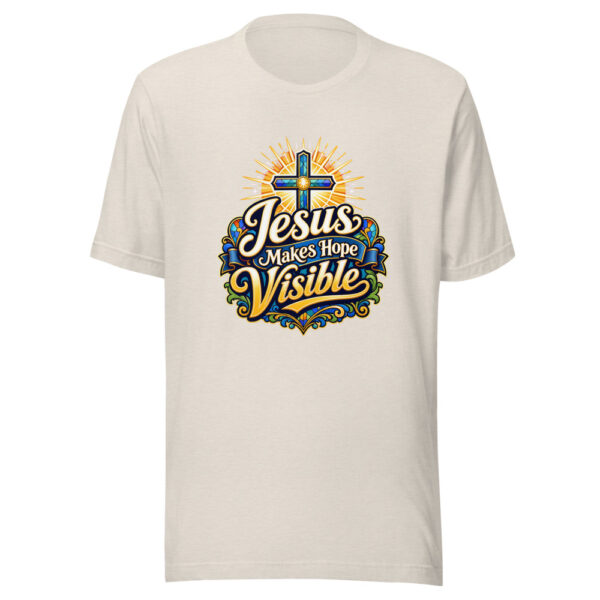 Jesus Makes Hope Visible Graphic Tee mockup 8 Jesus Makes Hope Visible Graphic Tee mockup 8