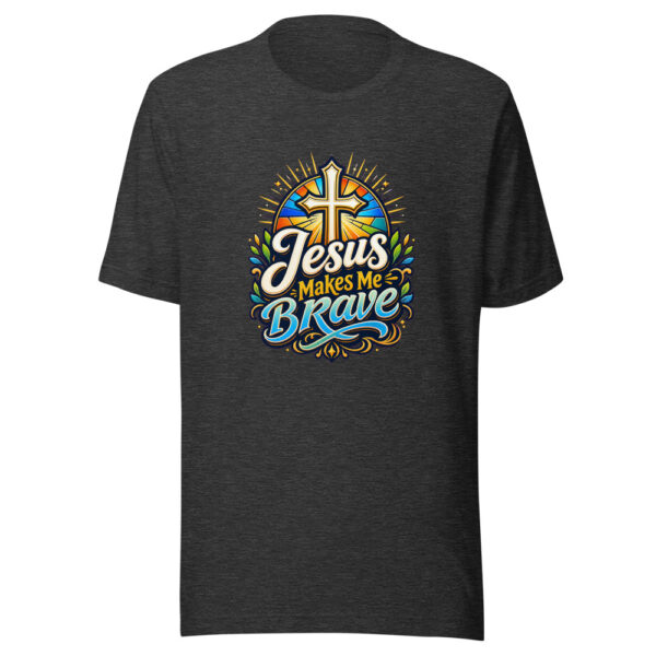 Jesus Makes Me Brave Graphic Tee mockup 6 Jesus Makes Me Brave Graphic Tee mockup 6