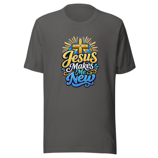 Jesus Makes Me New Graphic Tee front view