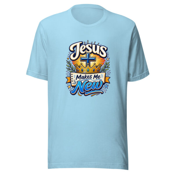 Jesus Makes Me New Graphic Tee mockup 5