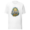 Jesus Meets Me Here Graphic Tee mockup 3