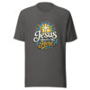 Jesus Meets Me Here Graphic Tee mockup 5