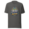 Jesus Names Me Loved Graphic Tee mockup 4