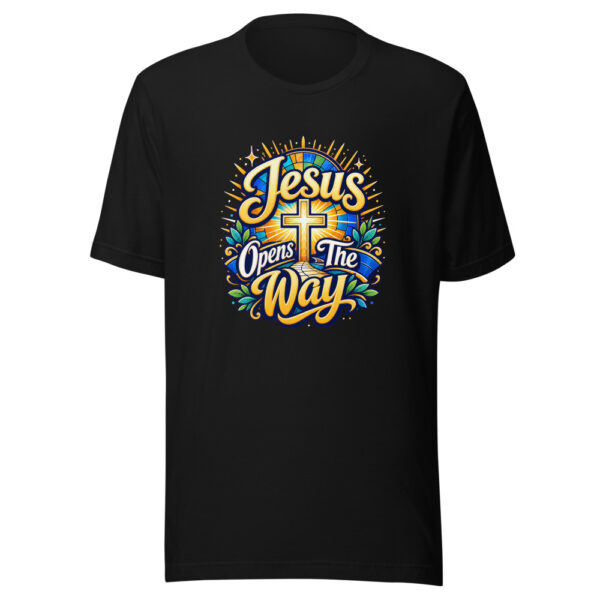 Jesus Opens The Way Graphic Tee mockup 2 Jesus Opens The Way Graphic Tee mockup 2