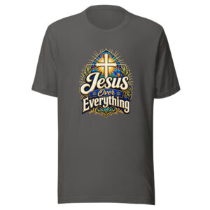 Jesus Over Everything Graphic Tee front view