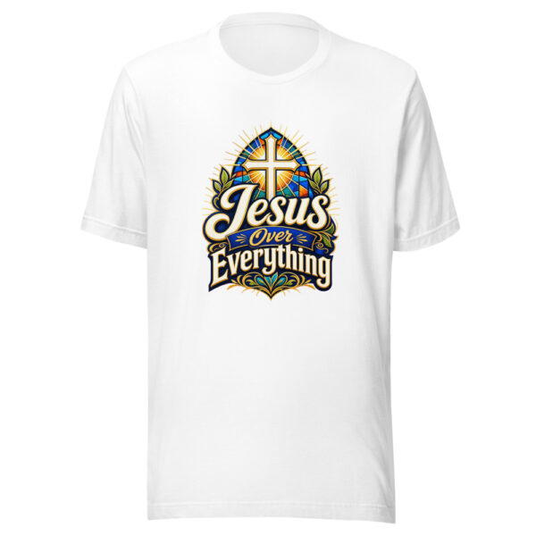 Jesus Over Everything Graphic Tee mockup 3