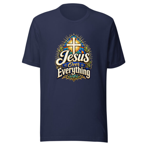 Jesus Over Everything Graphic Tee mockup 4