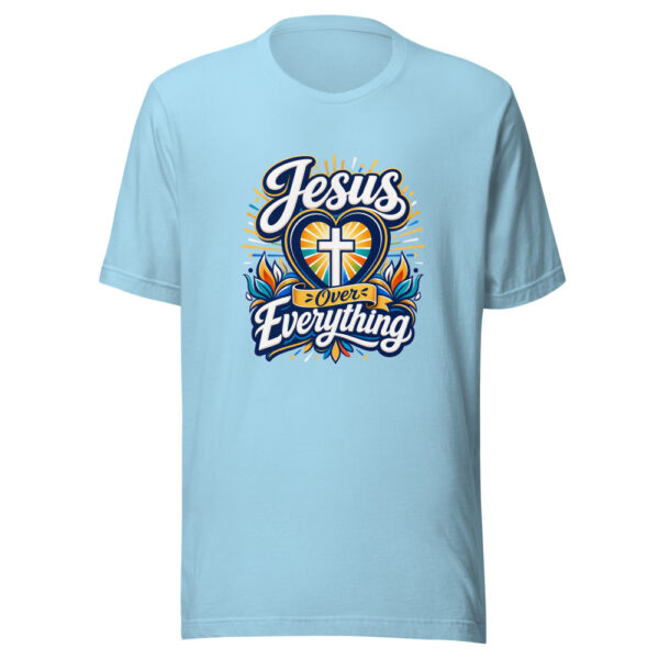 Jesus Over Everything Graphic Tee mockup 5