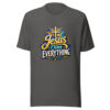 Jesus Over Everything Graphic Tee mockup 5