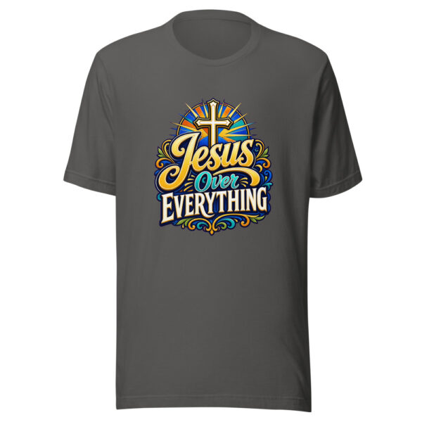Jesus Over Everything Graphic Tee mockup 5