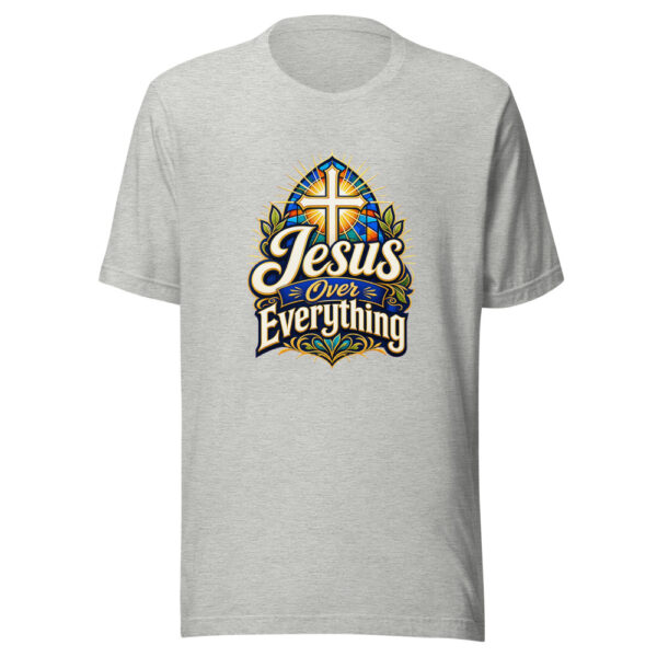 Jesus Over Everything Graphic Tee mockup 5