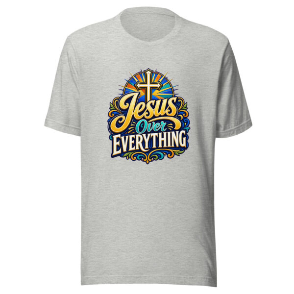 Jesus Over Everything Graphic Tee mockup 6