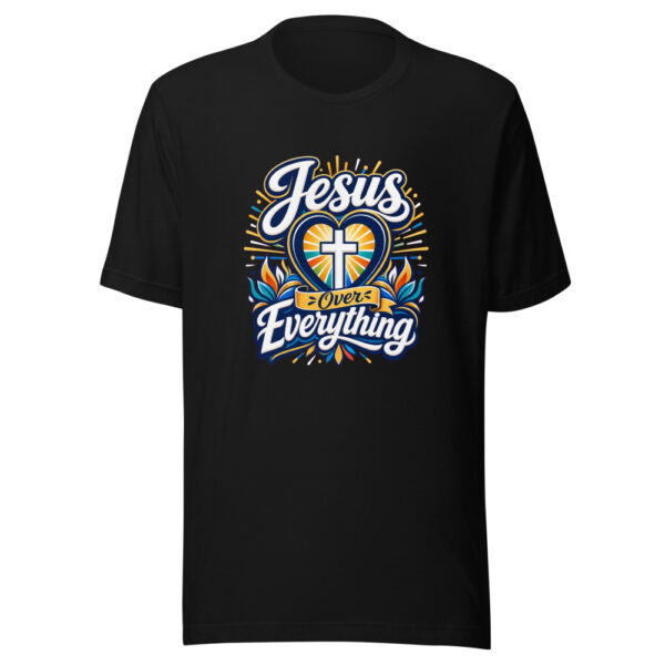 Jesus Over Everything Graphic Tee mockup 7