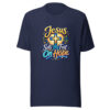 Jesus Sets My Feet On Hope Graphic Tee mockup 3