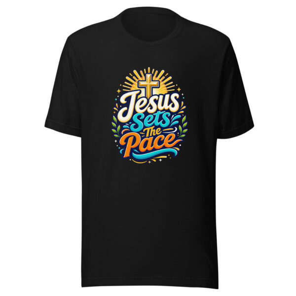 Jesus Sets The Pace Graphic Tee mockup 2 Jesus Sets The Pace Graphic Tee mockup 2