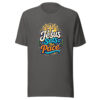 jesus-sets-the-pace-evergreen-shirt-design-manual-jesus-sets-the-pace-ev-mockup-3 Jesus Sets The Pace Graphic Tee
