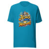 Jesus Turns Night To Morning Graphic Tee mockup 2