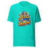 Jesus Turns Night To Morning Graphic Tee mockup 4