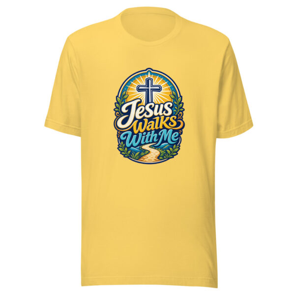 Jesus Walks With Me Graphic Tee mockup 6