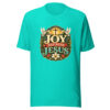 JOY BECAUSE JESUS Heartbeat-20260614-shirtsaboutjesus-codex Graphic Tee front view